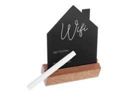Prato Madeira com Rede Wi-Fi para Decoração de Casa