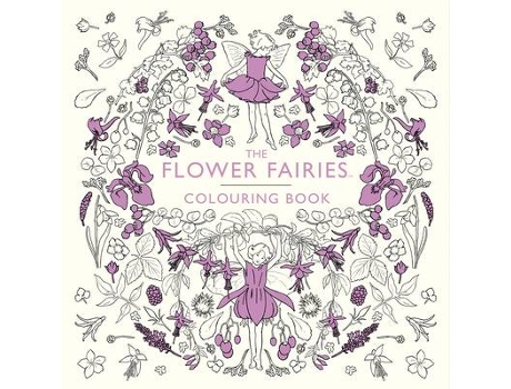 Livro the flower fairies colouring book de cicely mary barker (inglês)