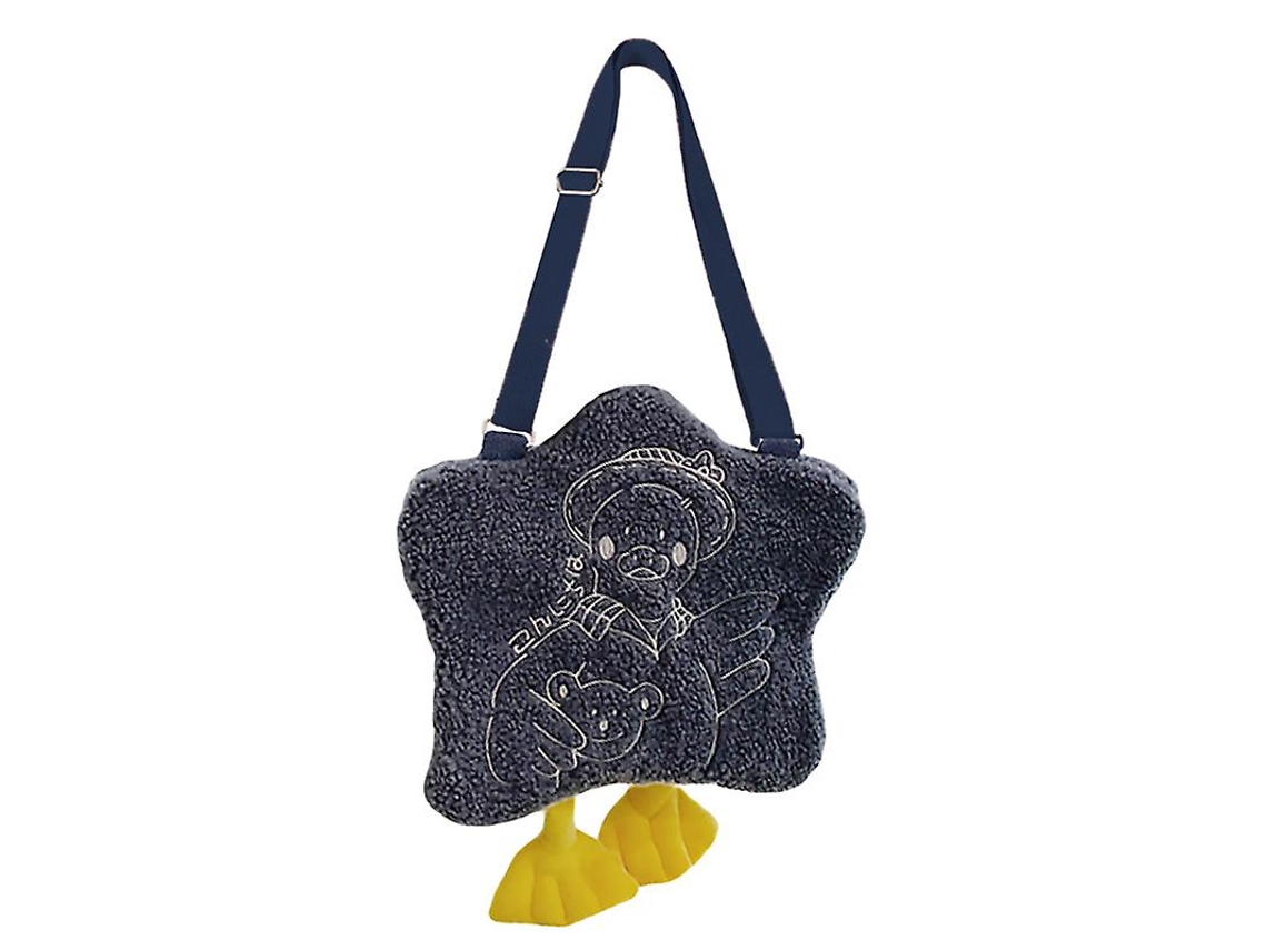1Pcs Bolsa de Ombro de Pato de Pelúcia ALLINLESS