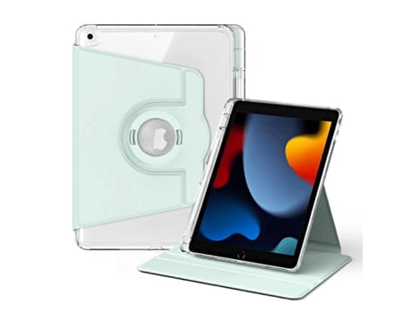Capa De Acrílico Transparente Destacável Com Rotação De 360 Graus Para Tablet Facpoet