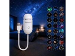 Mini Projetor De Estrelas Galáxia Luz Noturna Nebulosa Led Usb