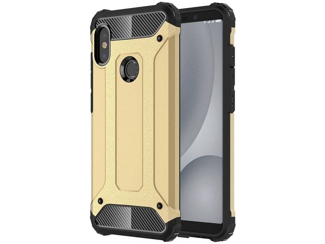 Capa Xiaomi Mi 6X LMOBILE Antichoque Dourado