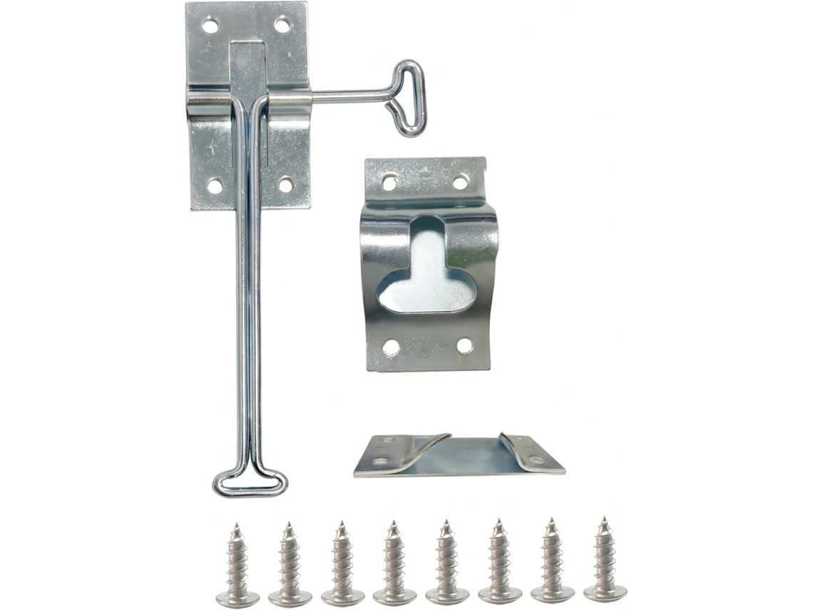Suporte De Porta Para Rv 6 Polegadas Em Metal, Trava De Porta Para Rv, Suporte De Metal Fácil Instalar Para Vans Carga E
