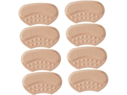 4 Pares De Protetores Calcanhar Para Prevenção Bolhas Em Tênis Esportivos, Com Adesivo Dupla Face, Antiderrapantes E