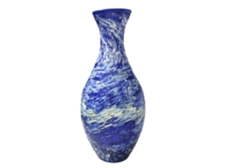 Quebra-cabeça 3d Em Abs, 160 Peças - Formato Tradicional De Vaso, Dimensões 11x11x25 Cm