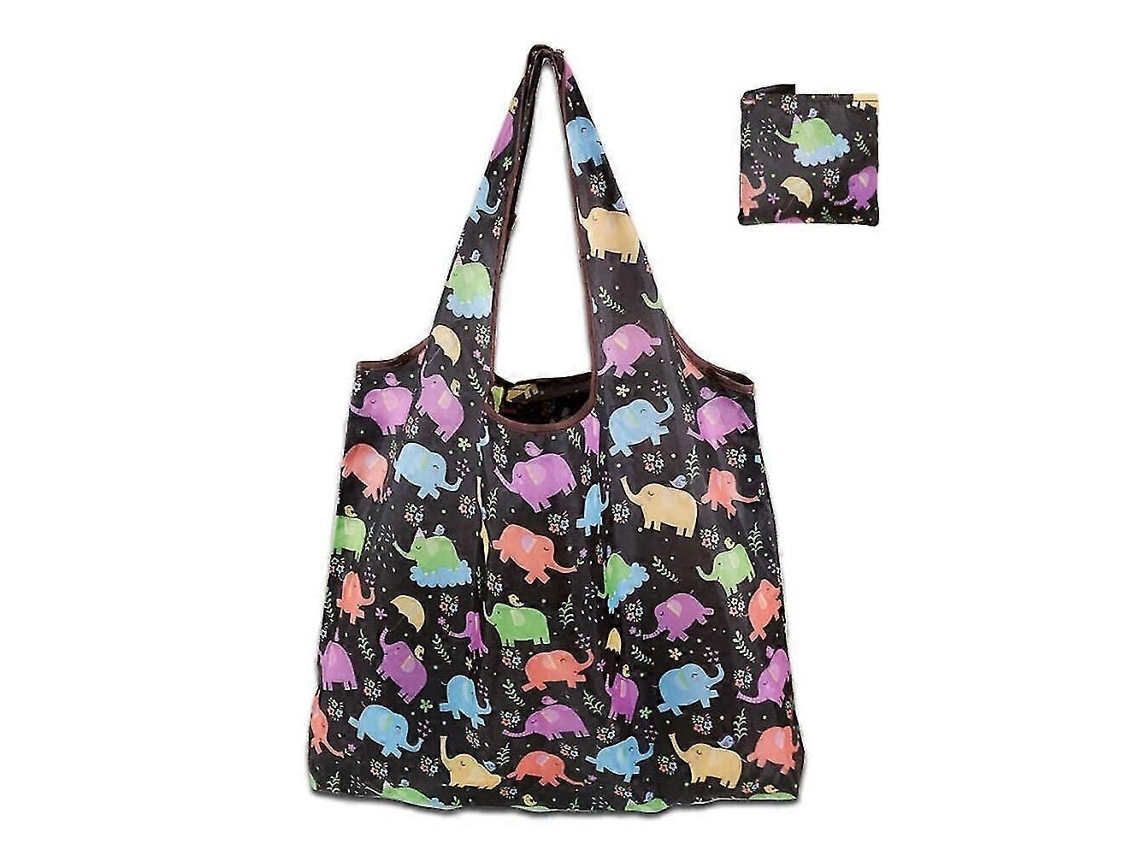 Sacola de Compras Grande, Reutilizável, Ecológica, para Compras, para Guardar Brinquedos de Praia, Bolsa de Ombro, Sacola Dobrável. GOKOCO