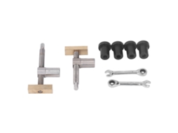 Clamp De Bancada Para Marcenaria 19mm Aço Inox E Latão Bench Dog Clamp De Fixação Rápida Preto