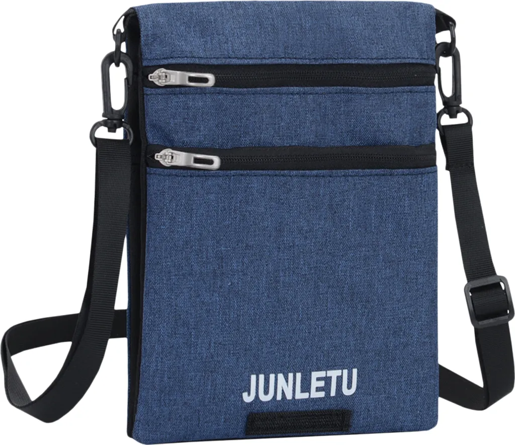 Bolsa De Viagem Com Bolso Para Pescoço, Carteira Porta-passaporte Para Homens E Mulheres