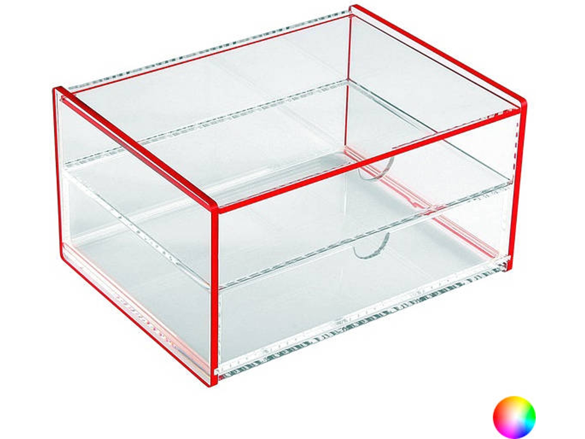 Caixa com Compartimentos BIGBUY HOME (Polipropileno - 13 x 9,2 x 17,1 cm)