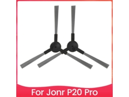 Escova Lateral 2pcs, 2pcs Washable Para Jonr P20 Pro Aspirador Robot Acessórios Clean Brush, 2 Unidades