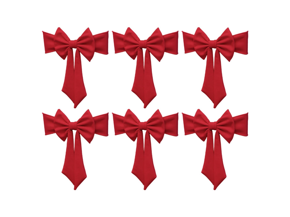 Decorações De Cadeira Elásticas Sem Laço Decorativas 6 Unidades