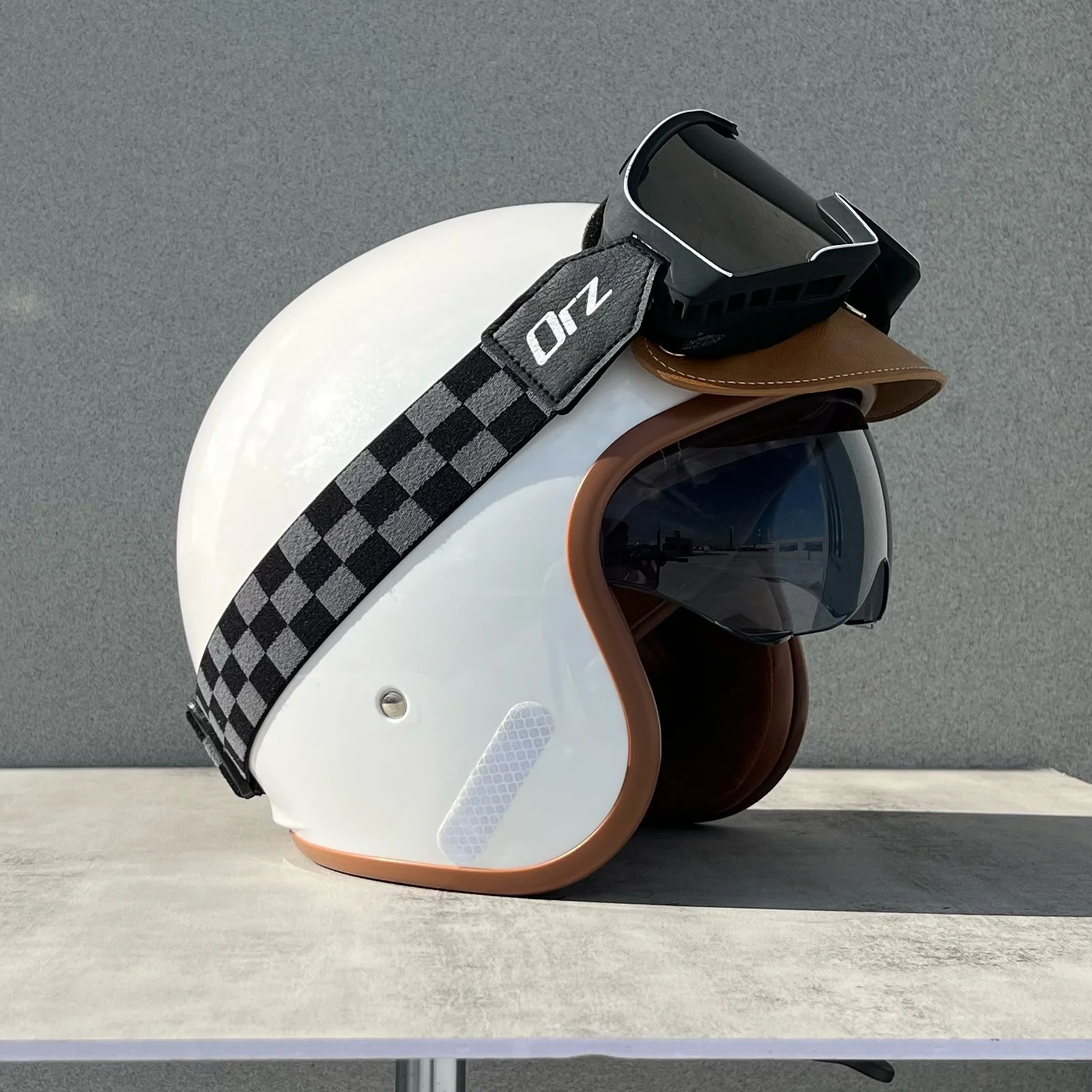 Capacete Aberto (m)abs 3/4, Certificado Dot, Proteção Uv.