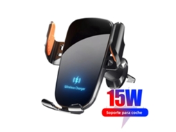 Carregador Veicular Magnético Sem Fio De 15 W, Compatível Com Carregamento Rápido E Acompanha Cabo De Dados Tipo C.