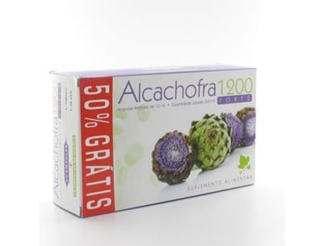 Suplemento Alimentar Alcachofra 1200 Forte - 30 Ampolas