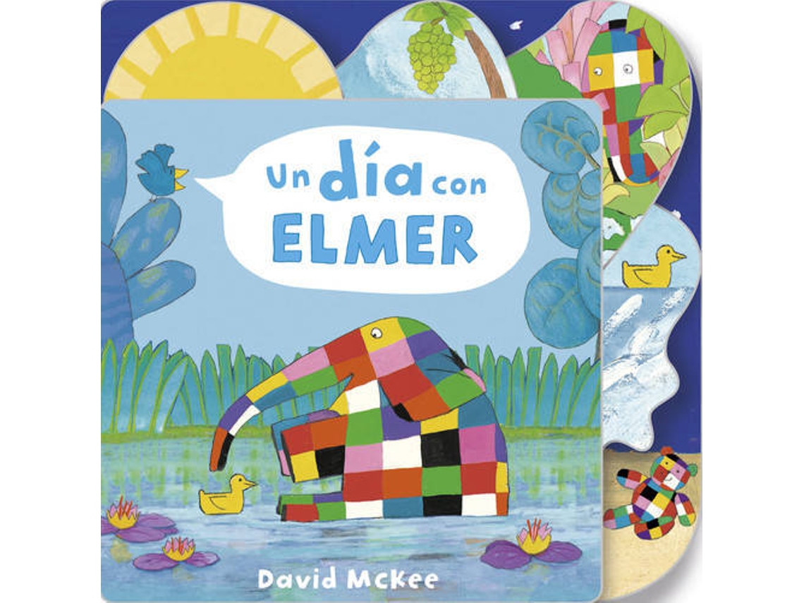 Livro Un Día Con Elmer de David Mckee (Espanhol)