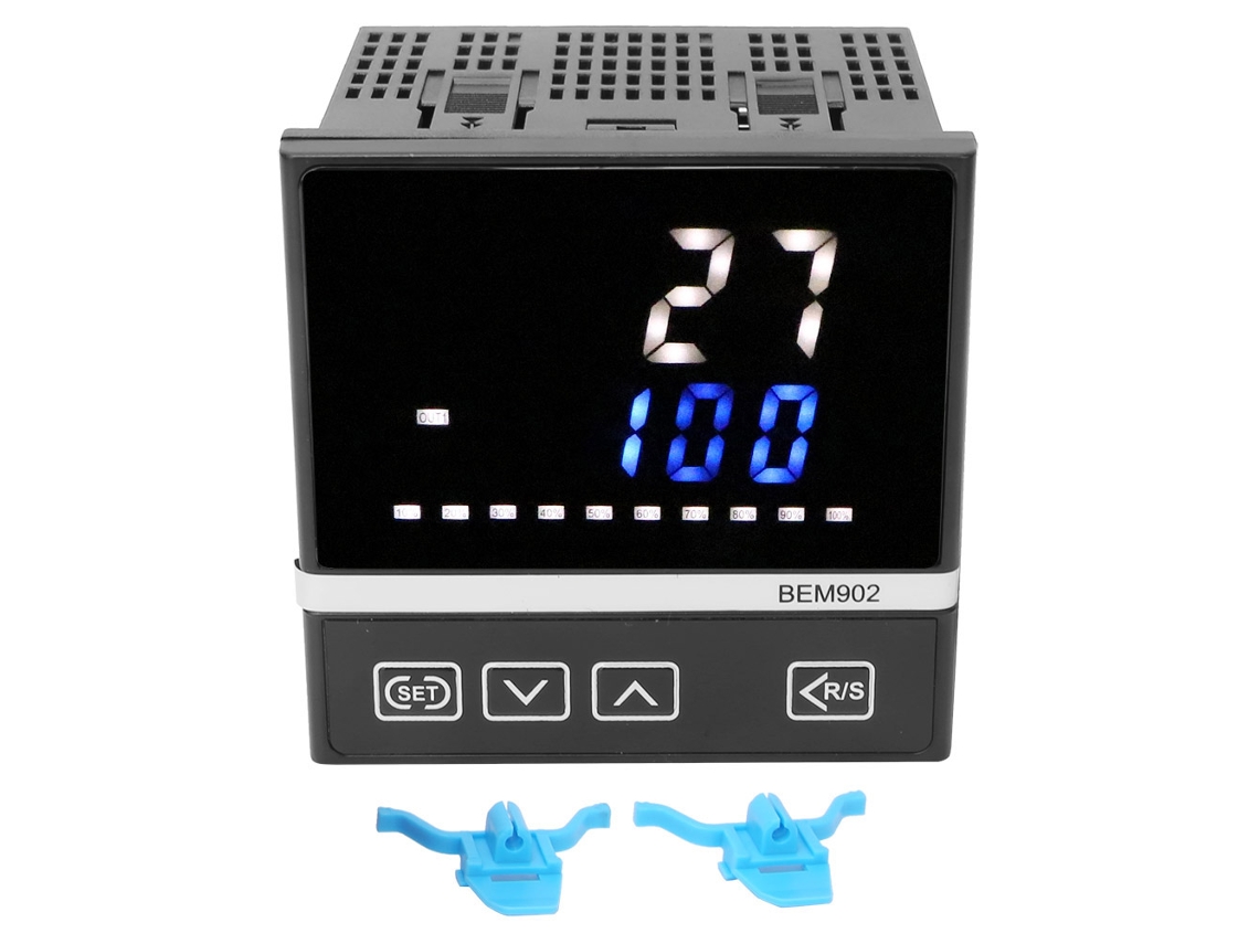 Controle de Temperatura Digital led tipo K berm 0 400℃ 180 240vac relé ssr bem902 k1220