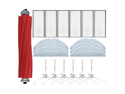 Escova Lateral Principal Filtro Hepa Panos De Mop Reposição Branco