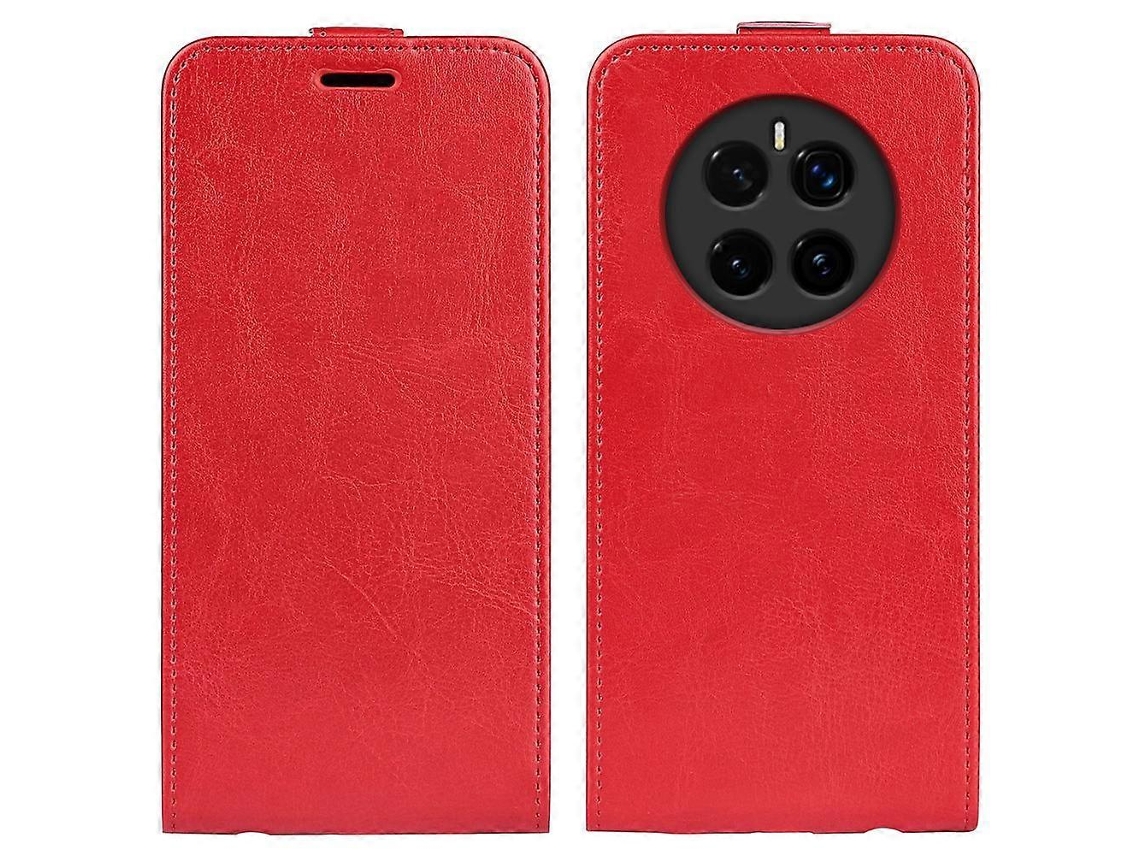 Capa De Celular De Couro Com Flip Vertical E Textura R64