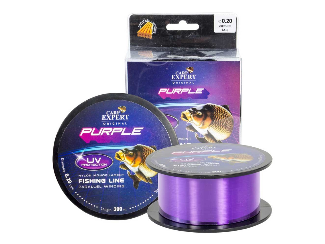 Monofilamento Uv 1000 M Roxo 0.300 Mmcarp Expert