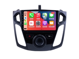 Auto Rádio Carro Bluetooth Autoradio 8GB RAM 128G ROM CarPlay Navegação GPS Ecrã Táctil RoverOne para Ford Focus 3 Mk 3 2011-2019  