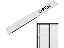 Placa De Porta Aberta Para Lojas - Design Decorativo De Indicador