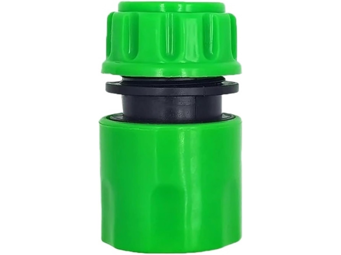 Conector Rápido De Mangueira Jardim Em Abs, Com Encaixe Duplo Macho