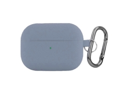 Capa protetora de silicone com textura de lichia para fones de ouvido sem fio AirPods Pro. GIECY