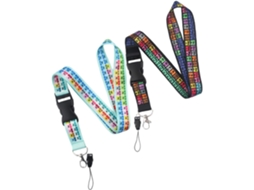Conjunto De 2 Cabos De Telefone Decorativos Em Poliéster, Multifuncionais.