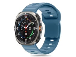 Linha De Silicone Tech Protect Para Samsung Galaxy Watch Ultra Montego Azul Vayotoy (47 Mm)