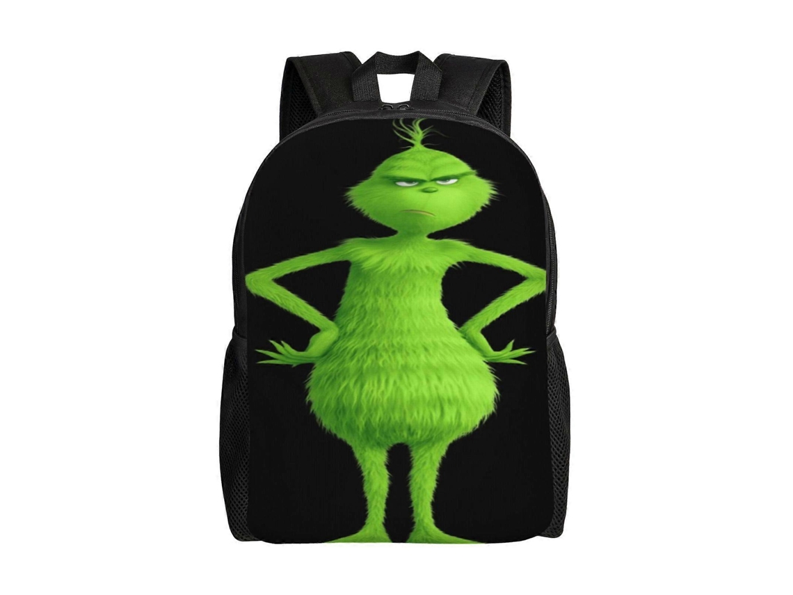 Mochila Escolar the Grinch D355, Resistente E Leve, Impermeável E Com Alça De Ombro Respirável R355