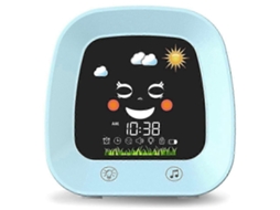 Relógio De Alarme Infantil Com Luz Noturna E Sons Relaxantes Para Dormir