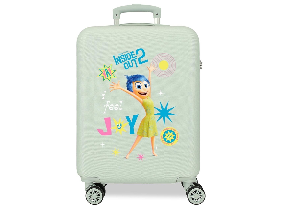 Mala De Cabine Inside Out Abs Verde Menta Disney