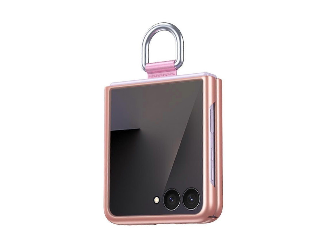 Capa De Celular Ultrafina Com Toque De Pele E Cinto De Seda Para Samsung Galaxy Flip7 5g