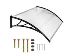 Tectake Toldo Transparente, Transparente