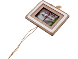 Moldura Quadrada Madeira Superfície Decoração Pequenos Espaços Design Inacabado Fácil Pendurar Ideal GOKOCO