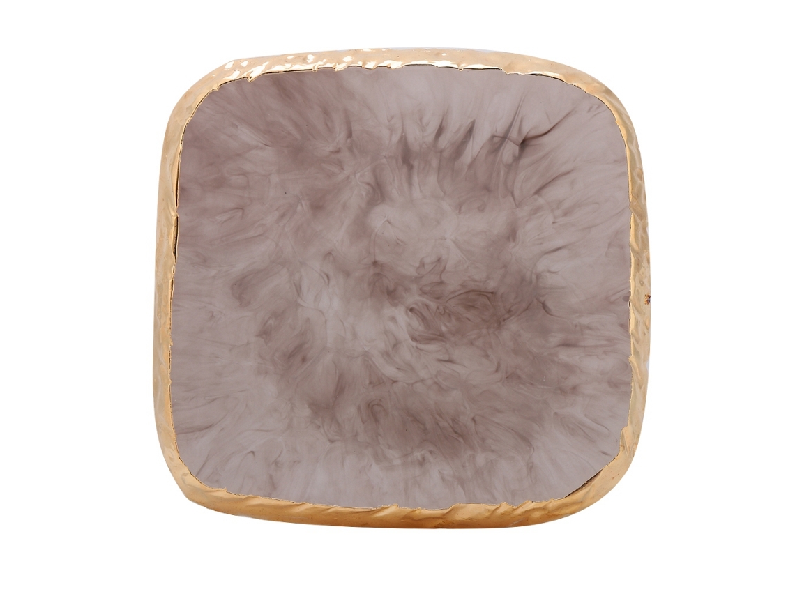 Paleta para mistura de gel para unhas em resina e plástico, porta-pincéis e expositor para manicure, cinza.