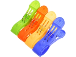 Abaodam Conjunto De 4-prendedores Para Toalha Praia E Edredom, Plástico Colorido, Fixadores Resistentes Ao Vento Para