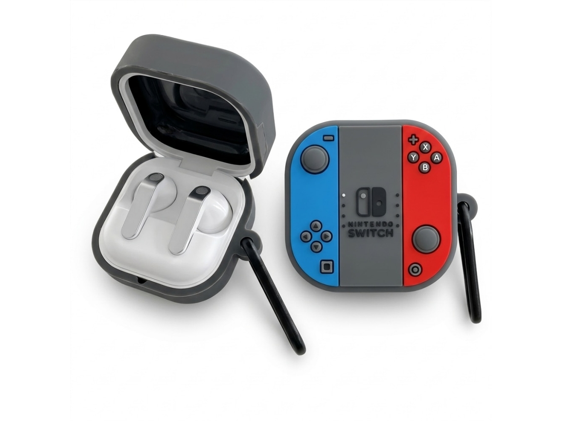 Capa Zruxe Para Galaxy Buds4 Pro Silicon 3d Vermelho (design Kawaii, Proteção Total)