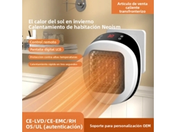 Aquecedor De Água Elétrico Portátil De 800 W Com Controle Remoto E Instalação De Parede Com Eletrodo Revestido De Cerâmica Ptc.