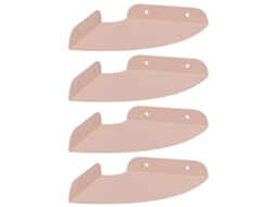 Prateleira Flutuante MAISON EXCLUSIVE 4 pcs rosa 15x15x2 cm de aço