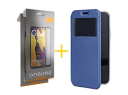 Pack 2 X Película de Vidro Temperado Full Capa GANDY Samsung Galaxy A20S GANDY Flip Cover Azul GANDY