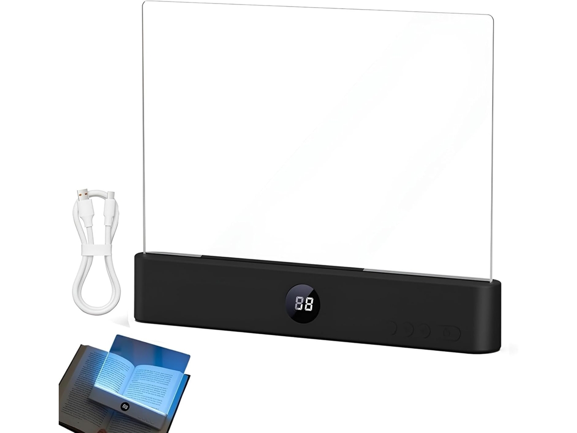 Luminária Led Inteligente, Luminária Led Plana E Transparente