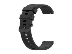 Pulseira De Relógio De Silicone De Cor Sólida (preto) Para Xiaomi Watch S1 Active / Watch Color 2