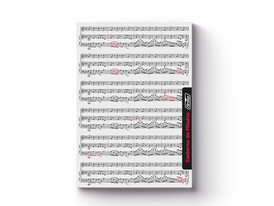 Caderno de Música FIRMO A5, 20 Folhas