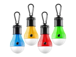 Lâmpadas Led Para Acampamento, Luminária Para Barraca Com Gancho De Fixação, Lanterna Portátil Suspensa Olysi Shop