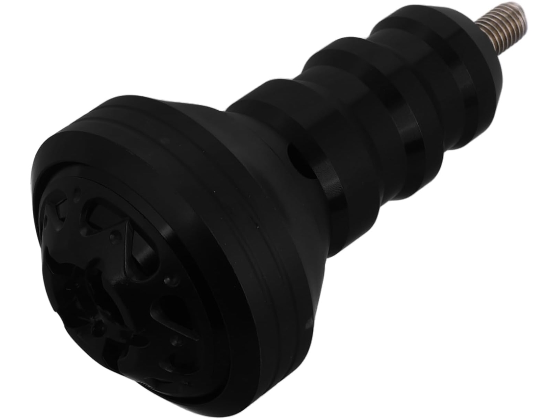 Pedal de alumínio com proteção anti-impacto para uma instalação durável.