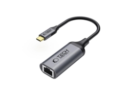 Adaptador Tech-protect Tipo-c Ethernet Rj45 1000mbps Ultraboost - Preto-aquaforge
