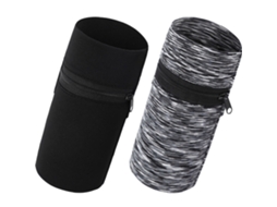 2 Pulseiras Esportivas (preta E Vermelha) 10 * 15cm, Pulseira De Pulso, Carteira De Pulso, Pulseira De Pulso Com Zíper, Pulseira Para Ciclismo E Corri
