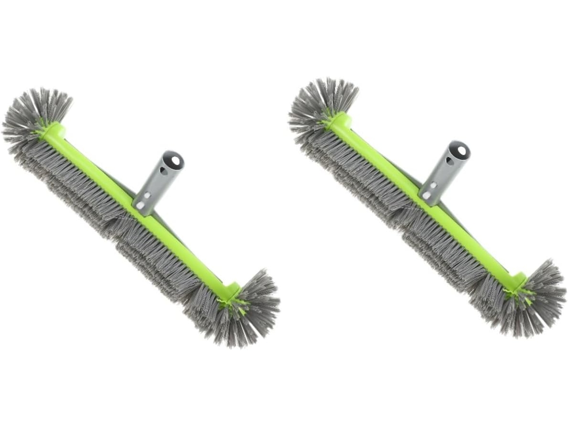 Escova de Limpeza para Piscina Inoomp de 2 Peças, Feita de Plástico. Limpeza Eficaz para Piscinas, Lagos e Banheiros. CHABERLU