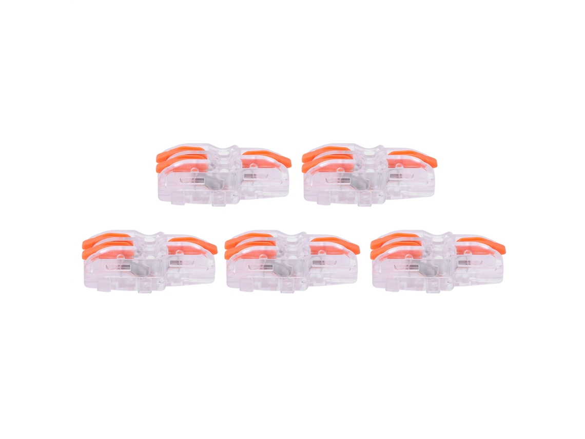 Laxiscreed Conector Rápido De Fio T-shape Transparente 1 Em, 2 Saídas Para Eletricistas